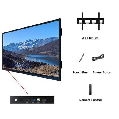 Interactive Touch Whiteboard HDMI I/O ve OPS PC I9 Bağlantı Çözümü ile nihai sunum