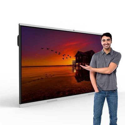 Etkileşimli Whiteboard Dokunmatik Ekran Sunum Tahtası Konferans / Öğretim için HDMI / USB / Bluetooth / Wi-Fi