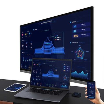 Etkileşimli Whiteboard Dokunmatik Ekran Sunum Tahtası Konferans / Öğretim için HDMI / USB / Bluetooth / Wi-Fi