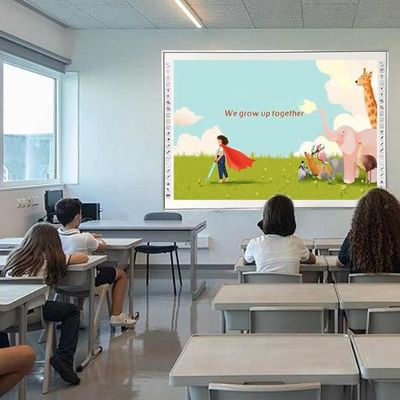 96 Inch Dijital Dokunmatik Ekran Konferans Etkileşimli Tahta, 10 Noktalı Parmak Dokunuşunu Destekle