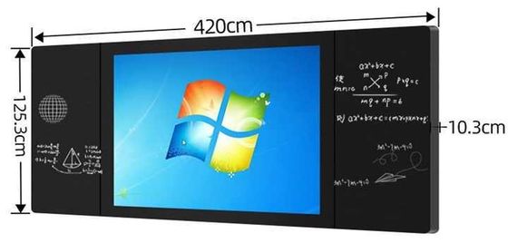 8ms Yanıt Zamanı 86 Inch Akıllı Dijital Nano Etkileşimli Eğitim ve Konferans İçin Elektronik Blackboard